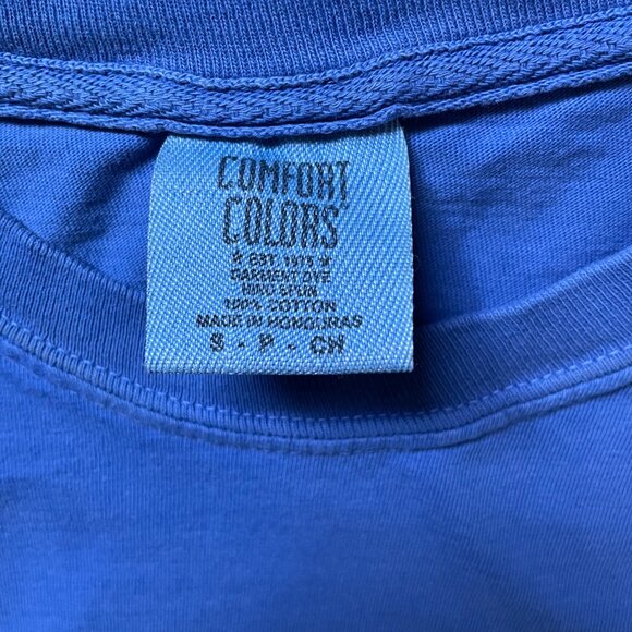 - Comfort Colors - Blue Marines Long-Sleeve Shirt - Picture 4 of 5